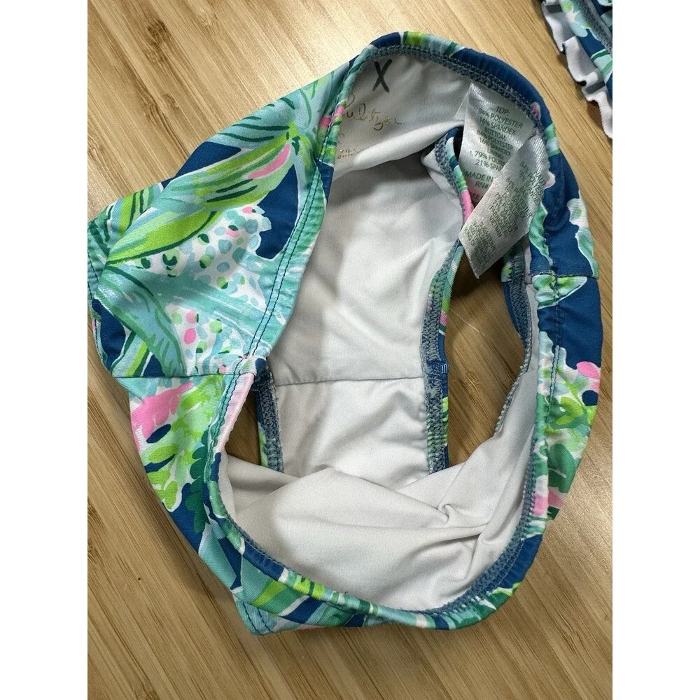 Lilly Pulitzer Margo UPF 50 Rashguard 2-piece Set Macaw Blue Sweet Escape Girl 2